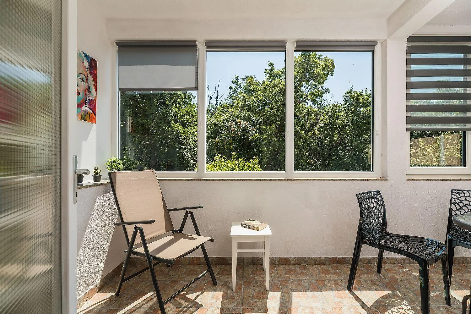 Reizendes Apartment Mit Meerblick, Privater Terrasse, Sonnenschutz, Waschmaschine Crikvenica
